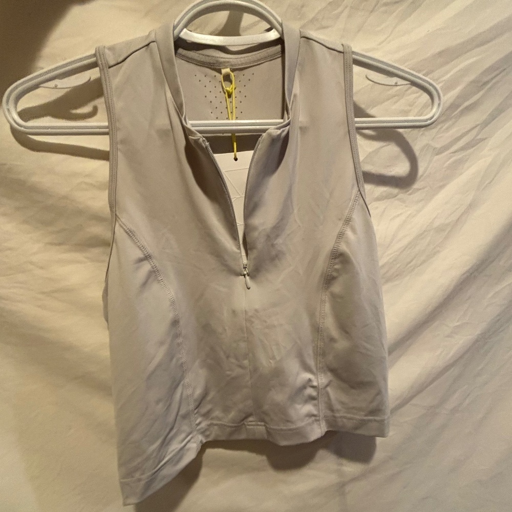 Athletic Half-Zip Tank Top